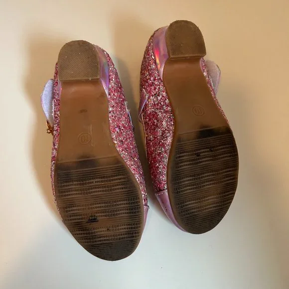 Easter Girl's Pink Sparkly Dress Shoes - Size 10 - Picture 5 of 5